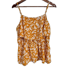 Old Navy Waist Defined Ruffle-Tier Cami Women’s Large